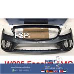 W205 Facelift AMG voorbumper Mercedes C Klasse 2019-2020 gri, Gebruikt, Voor, Mercedes-Benz, Ophalen of Verzenden