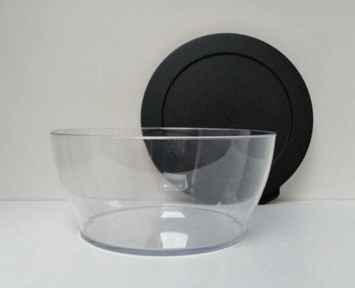 Tupperware Slakom « Clear » 1,3 Liter - Transparant & Zwart, Huis en Inrichting, Keuken | Tupperware, Nieuw, Bus of Trommel, Ophalen of Verzenden