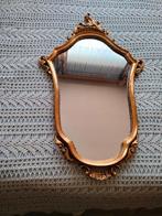 Miroir mural doré vintage de style baroque, Moins de 100 cm, Comme neuf, Enlèvement, 50 à 75 cm