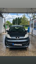 Peugeot 107, Auto's, Voorwielaandrijving, 4 zetels, Stof, Zwart