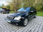 MERCEDES C KLASSE 1.8 BENZINE AUTOMAAT BLANCO GEKEURD VVK, Auto's, Automaat, Zwart, Zwart, 5 deurs