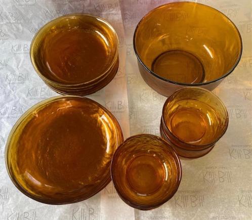 Vintage servies  Arcopal France Arcoroc Sierra, Huis en Inrichting, Keuken | Servies, Zo goed als nieuw, Compleet servies, Effen