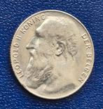50 Centiemen. 1901. Leopold ll.   XF, Postzegels en Munten, Zilver, Ophalen of Verzenden, Losse munt, Zilver
