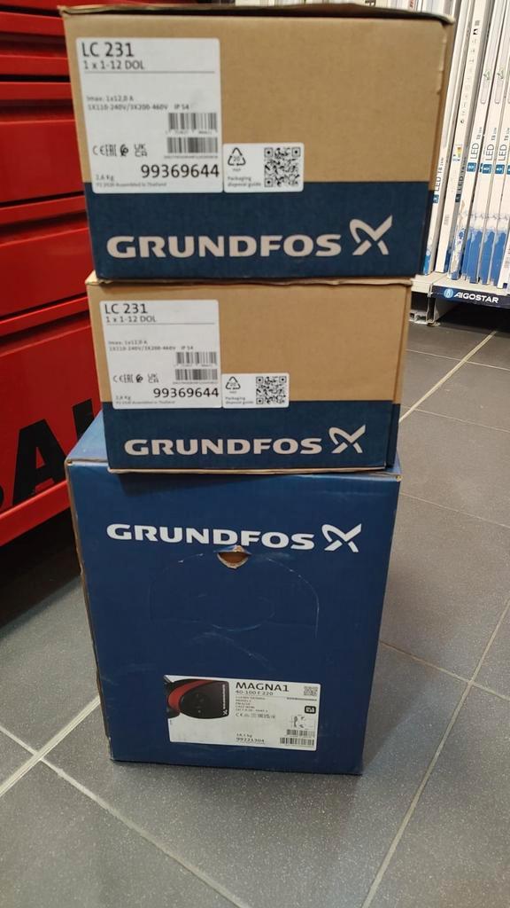 1 waterpomp 2 pompregelaars  Grundfos magna 1 40-100F/220, Tuin en Terras, Waterpompen, Nieuw, Ophalen