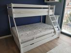 Lit superposé 140 + 90 avec matelas 90, Enfants & Bébés, Chambre d'enfant | Lits superposés & Lits mezzanines, Enlèvement, Comme neuf