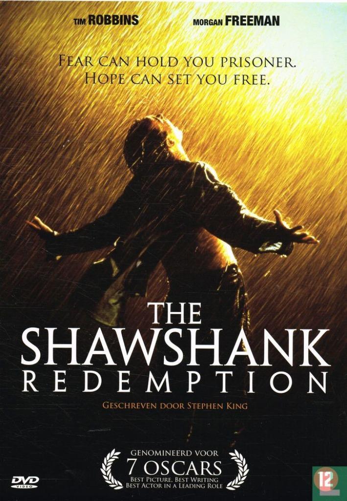 The Shawshank Redemption (1994) - dvd, Cd's en Dvd's, Dvd's | Drama, Zo goed als nieuw, Drama, Vanaf 12 jaar, Verzenden