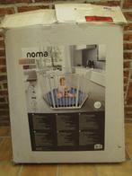 Noma veiligheidshek & box - 6 panelen - wit, Kinderen en Baby's, Ophalen, Zo goed als nieuw, Boxkleed