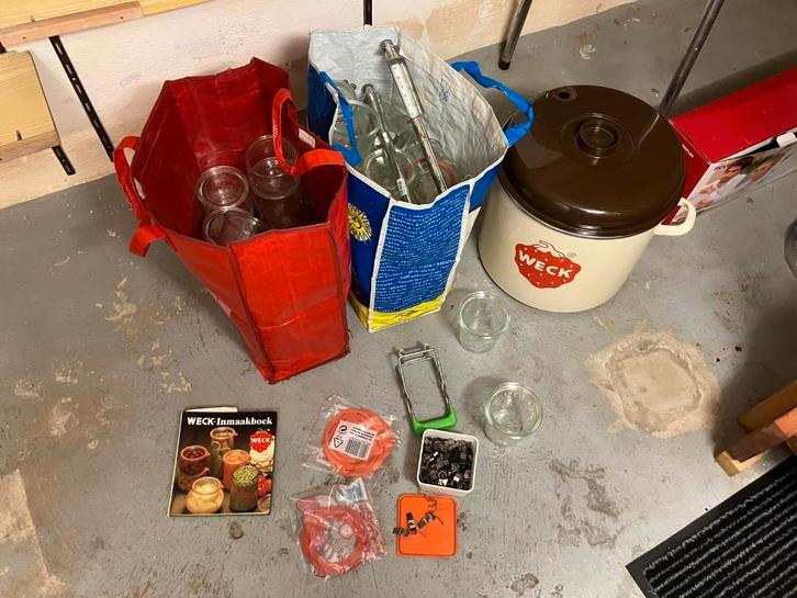 Fournitures de mise en conserve de marque WECK, Divers, Produits alimentaires, Enlèvement