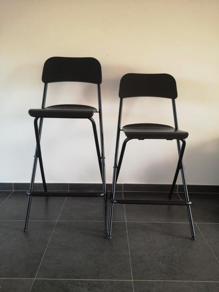 4 barkrukken Franklin Ikea, Maison & Meubles, Tabourets de bar, 4 tabourets, Enlèvement