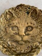 Antiek messing kattenhoofd schaaltje, Ophalen