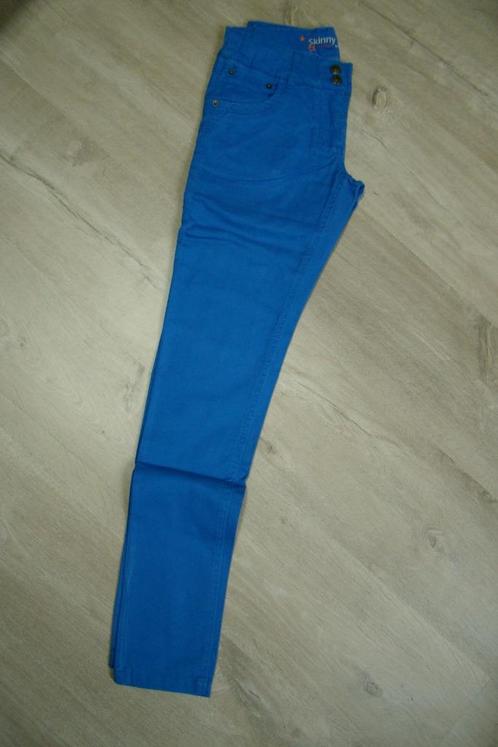 koningsblauw lange broek maat 158 skinny fit by JBC , meisje, Enfants & Bébés, Vêtements enfant | Taille 158, Comme neuf, Fille