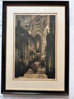 Ets van Jef codron, Antiek en Kunst, Kunst | Etsen en Gravures, Ophalen