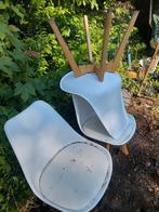 3 stoelen 30€, Drie, Gebruikt, Ophalen of Verzenden, Wit
