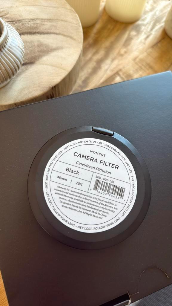 Cinebloom diffusion black 20% 49mm, Audio, Tv en Foto, Foto | Filters, Zo goed als nieuw, Ophalen