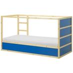 IKEA KURA keerbaar bed - BLAUW, Kinderen en Baby's, Kinderkamer | Stapelbedden en Hoogslapers, Ophalen