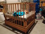 retro babybox, verstelbaar in hoogte, 75*95, Kinderen en Baby's, Babyparken, Ophalen, Gebruikt, Rechthoekig, In hoogte verstelbaar