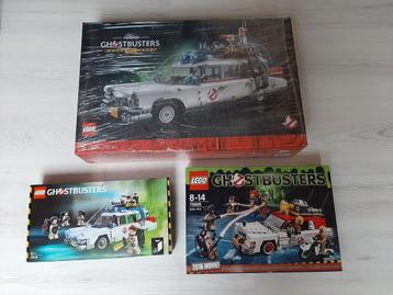 Ghostbusters 21108 Ecto 1- 75828 Ecto 1&2 - 10274 MISB  beschikbaar voor biedingen