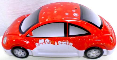 Volkswagen Beetle de Noël Rouge, Hobby & Loisirs créatifs, Voitures miniatures | 1:18, Neuf, Voiture, Autres marques, Enlèvement ou Envoi