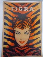Tigra, panneau publicitaire sur carton épais, 42 x 30, Collections, Comme neuf, Enlèvement ou Envoi, Panneau publicitaire