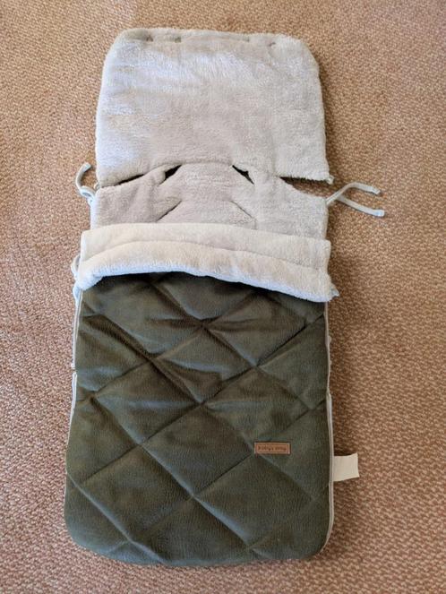 Warme voetenzak voor baby's met fleece en leder, Kinderen en Baby's, Dekens, Slaapzakjes en Inbakerproducten, Zo goed als nieuw