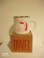 Oude mok bierpot Duvel Cup in blik / metaal, Collections, Marques de bière, Comme neuf, Duvel, Enlèvement ou Envoi, Verre ou Verres