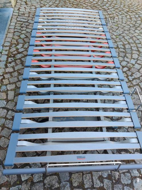 2 Swissflex verstelbare lattenbodems, Huis en Inrichting, Slaapkamer | Matrassen en Bedbodems, Zo goed als nieuw, Bedbodem, 90 cm