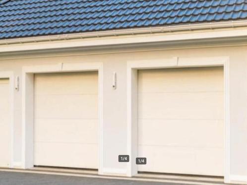 Sectionale garagepoort automatische in kit WIT H. 200 cm B 2, Doe-het-zelf en Bouw, Deuren en Vliegenramen, Gebruikt, Ophalen