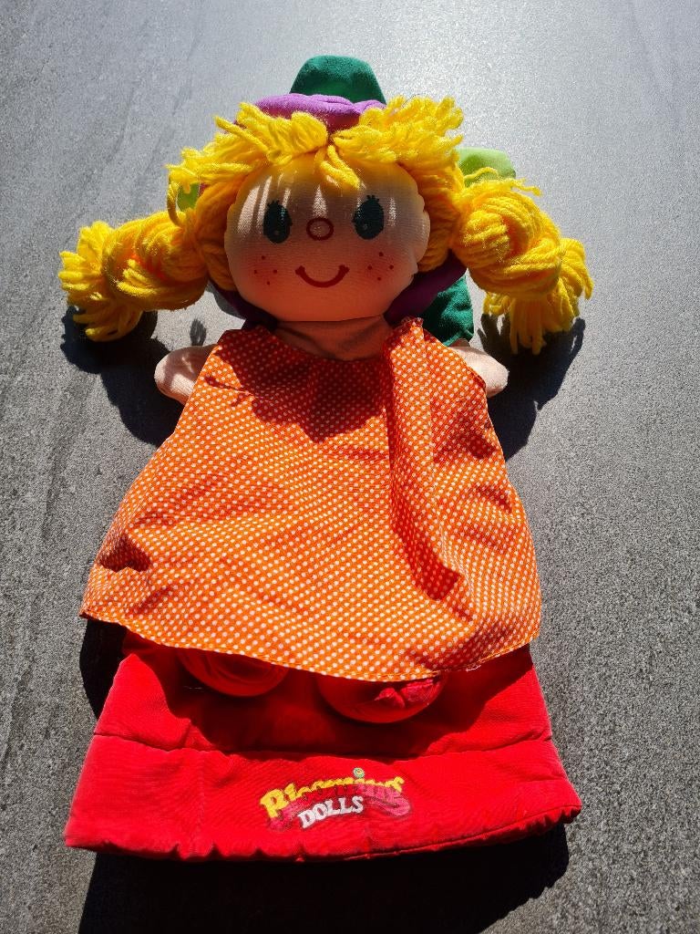 Vintage zachte handpop Blooming dolls, Verzamelen, Retro, Ophalen of Verzenden