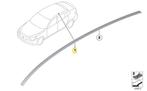 Dakrail daklijst dakdrager roof rail zwart rechts BMW 5 seri, Ophalen, Nieuw