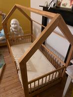 Lit cabane 80x150cm + matelas et surmatelas, Enlèvement, Matelas