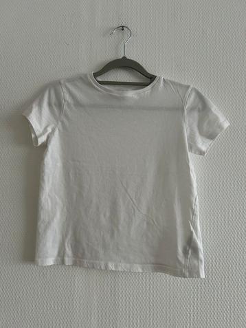 Witte t-shirt H&M maat 146-152, Kinderen en Baby's, Kinderkleding | Maat 146, Meisje, H&M, Ophalen of Verzenden, Zo goed als nieuw