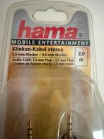 Stereo kabel nieuw, Audio, Tv en Foto, Audiokabels en Televisiekabels, Ophalen, Nieuw