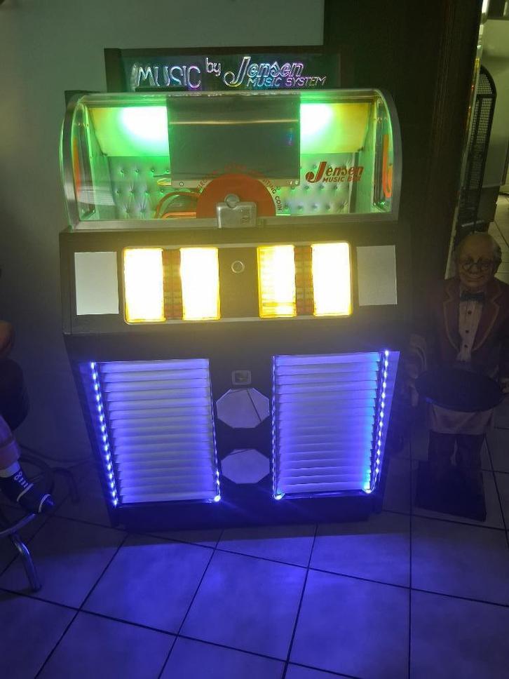 prachtige jenssen open jukebox ombouw digitaal(1958), Verzamelen, Automaten | Jukeboxen, Gebruikt, Ophalen