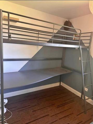 Mezzanine SVERA ikéa + bureau SVERTA worktop (neuf 400e) beschikbaar voor biedingen