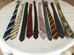 Lot van 10 vintage stropdassen, Kleding | Heren, Stropdassen, Gedragen, Met patroon, Verzenden