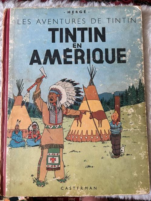 Eerste herdruk – Tintin en Amérique / Première réimpression, Boeken, Stripverhalen, Zo goed als nieuw, Ophalen of Verzenden