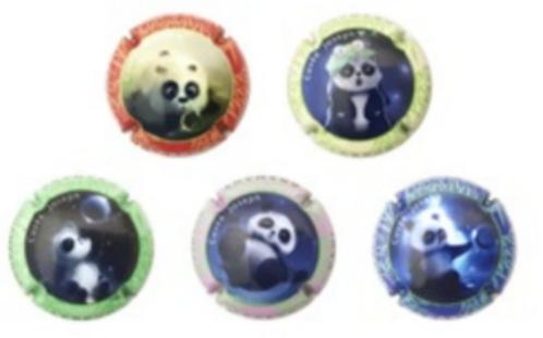 Champange capsules - Lebrun P 53 Panda (L7933), Verzamelen, Complete verzamelingen en Collecties, Verzenden