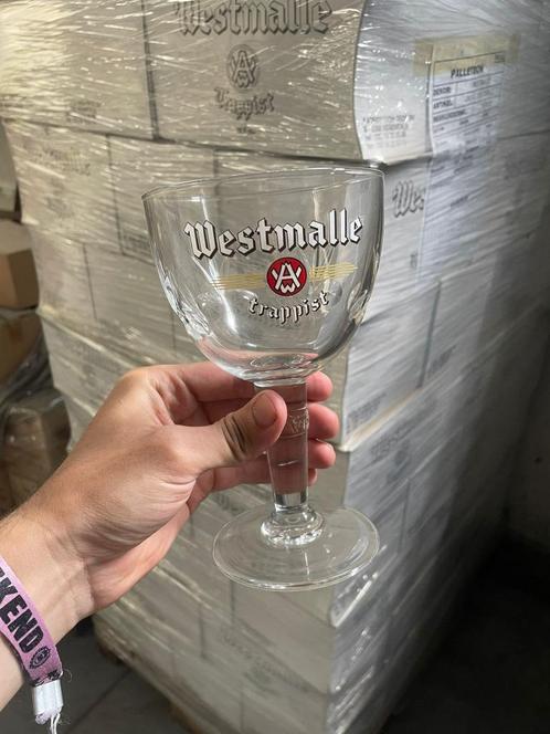 Splinternieuwe originele Westmalle Trappist glazen – 33cl, Verzamelen, Biermerken, Nieuw, Glas of Glazen, Overige merken, Ophalen