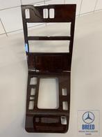 NOS wortelnotenhouten paneel middenconsole Mercedes W140, Neuf, -, -, Enlèvement ou Envoi