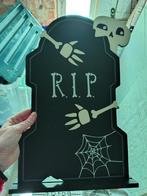 houten grafzerk met skelet nieuw, Ophalen, Nieuw, Versiering