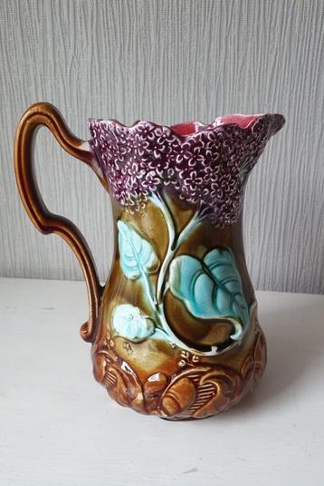 Majolica kan Frie Onnaing modelnr 736-ca 1900 beschikbaar voor biedingen