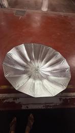 Flitsparaplu Zwart/Zilver 150cm, Ophalen, Zo goed als nieuw, Lamp of Flitsset