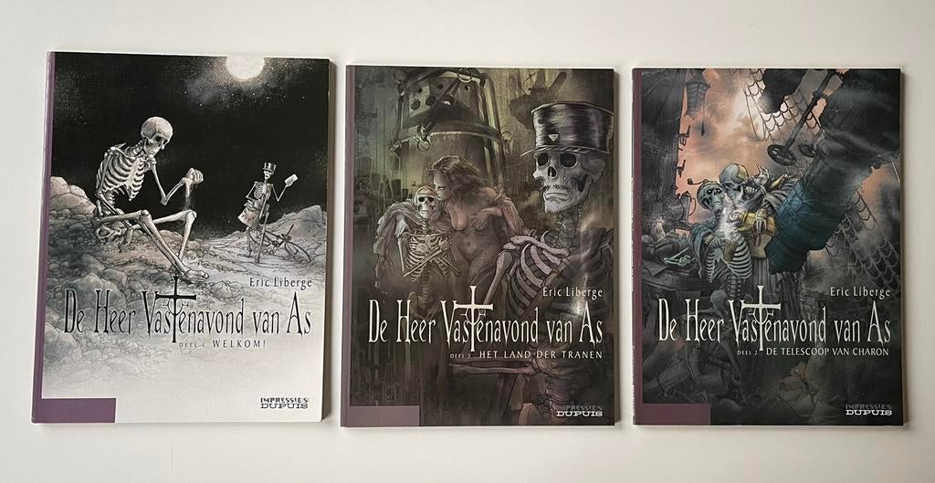 De heer vastenavond van as set drie delen sc, Boeken, Stripverhalen, Zo goed als nieuw, Meerdere stripboeken, Ophalen of Verzenden