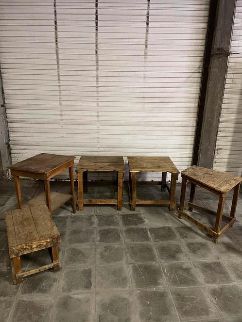 Lot houten tafels, Antiek en Kunst, Antiek | Meubels | Tafels, Ophalen
