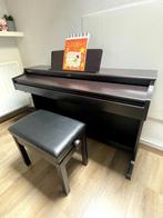 Yamaha ARIUS YDP-164 Piano + verstelbare bank, Muziek en Instrumenten, Piano's, Ophalen, Bruin, Digitaal, Zo goed als nieuw