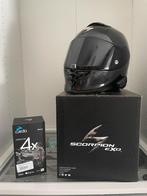 Casque scorpion exo r1 carbone+intercom, Motoren, Overige merken, Heren, Integraalhelm, L