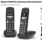 TÉLÉPHONES RÉSIDENTIELS SANS FIL GIGASET E290 DUO, Enlèvement ou Envoi, Comme neuf