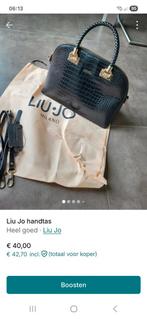 Liu jo  zwarte handtas, Handtassen en Accessoires, Tassen | Damestassen, Ophalen of Verzenden, Zo goed als nieuw, Handtas