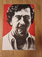 Schilderij Pablo escobar handgeschilderd, Ophalen