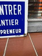 ROMBAS emaille reclamebord, Verzamelen, Ophalen of Verzenden, Gebruikt, Reclamebord